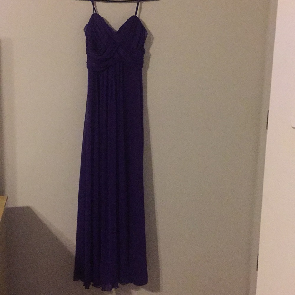 A dark purple gown for any event